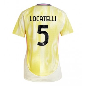 Juventus Manuel Locatelli #5 Replika Udebanetrøje Dame 2024-25 Kortærmet